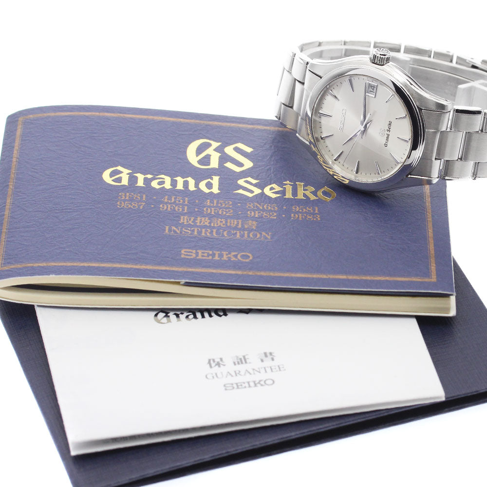 SEIKO Grand Seiko SBGX005/9F62-0A10 Date Silver Dial Quartz Men's Watch_894736