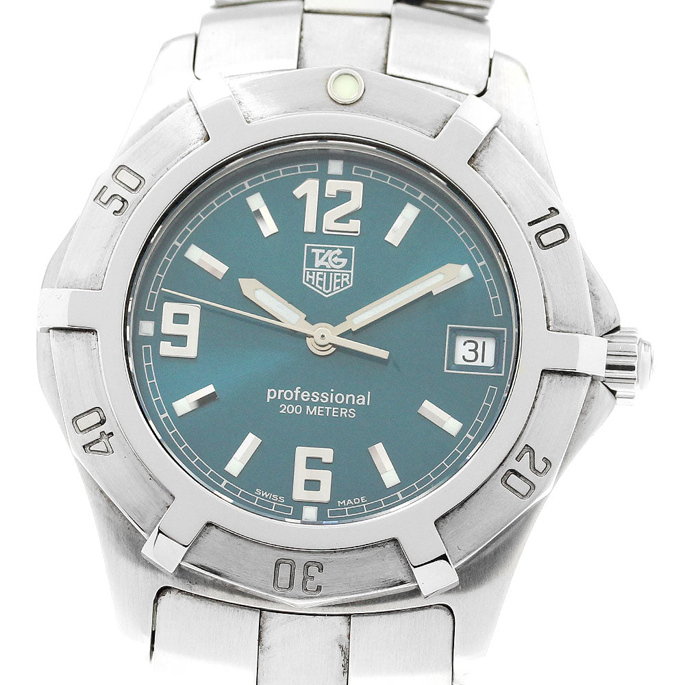 TAG HEUER Exclusive WN1115 Date green Dial Quartz Men's Watch_894739