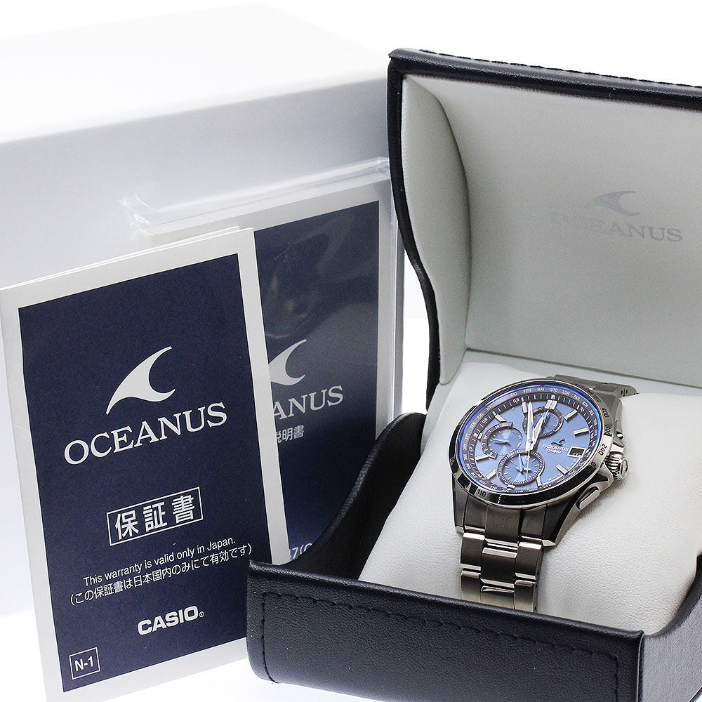 CASIO Oceanus 0CW-T2600-2A3JF Day date Solar Powered Radio Men's Watch_894743