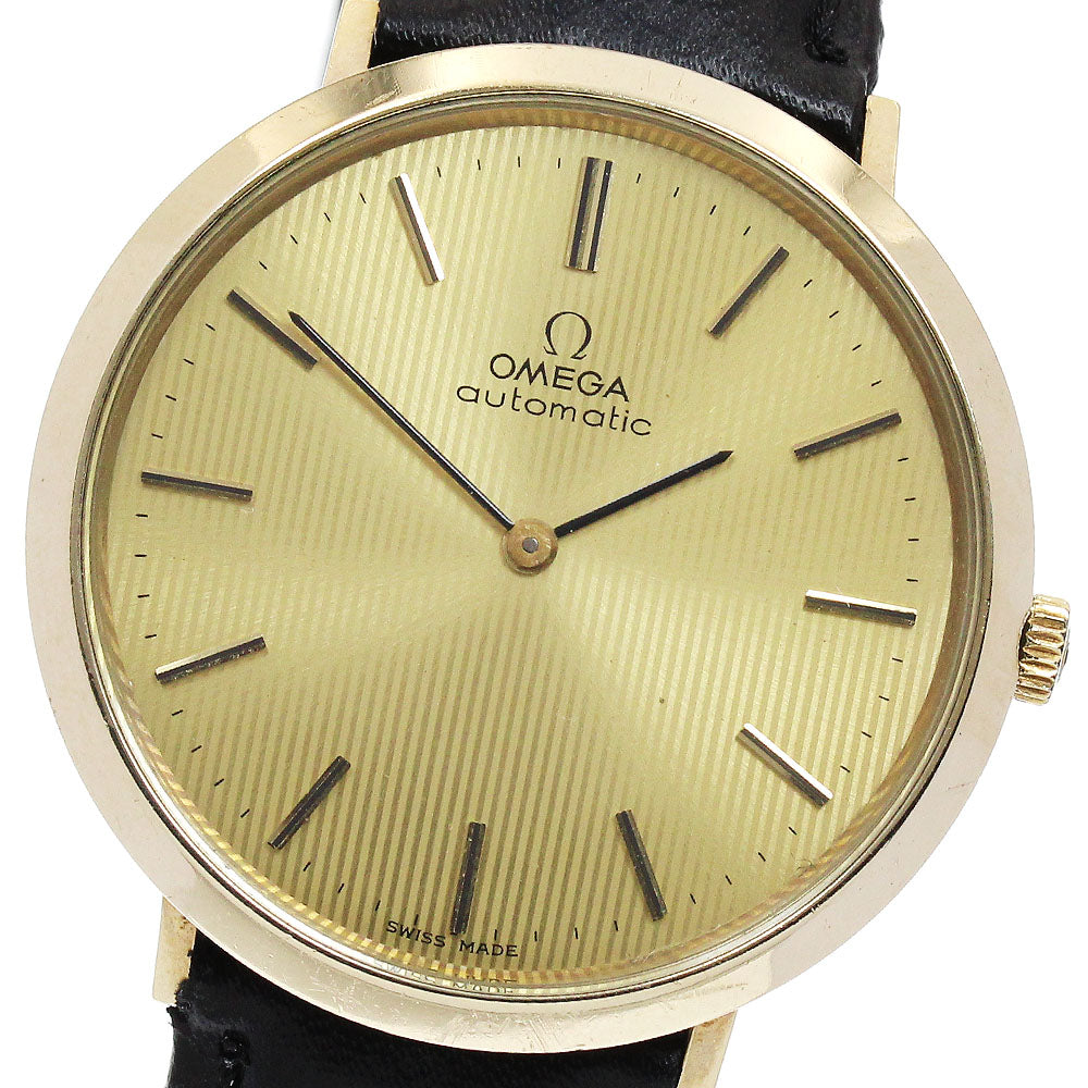 OMEGA Round 36MM Gold Dial Automatic Men's Watch_894749