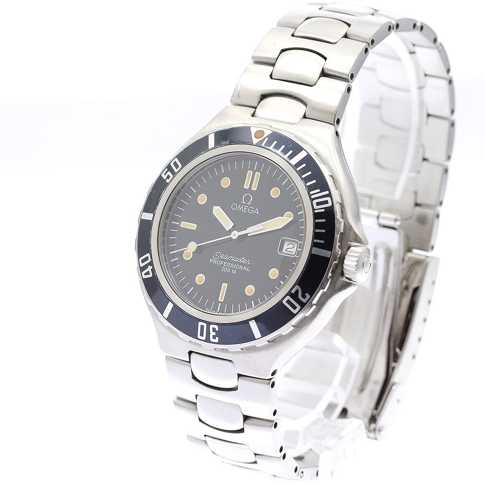 OMEGA Seamaster200 Date black Dial Quartz Men's Watch_894750