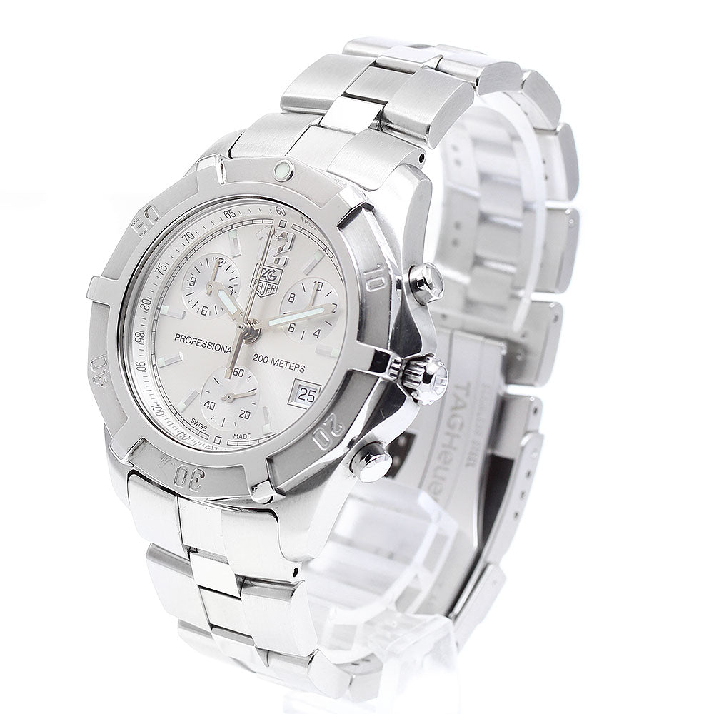 TAG HEUER Exclusive CN1111 Date Chronograph Silver Dial Quartz Men's_894751