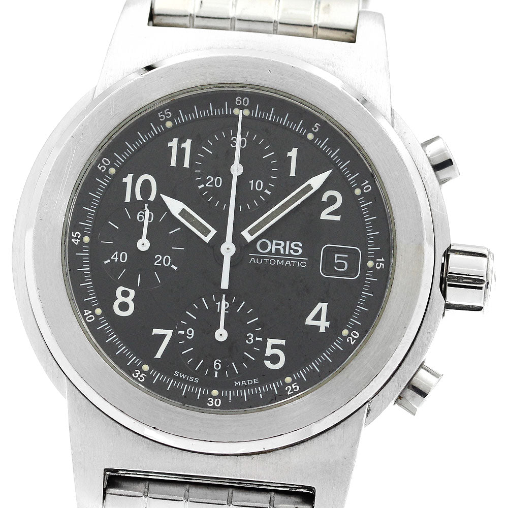ORIS Big crown 7511 Chronograph Black Dial Automatic Men's Watch_894754