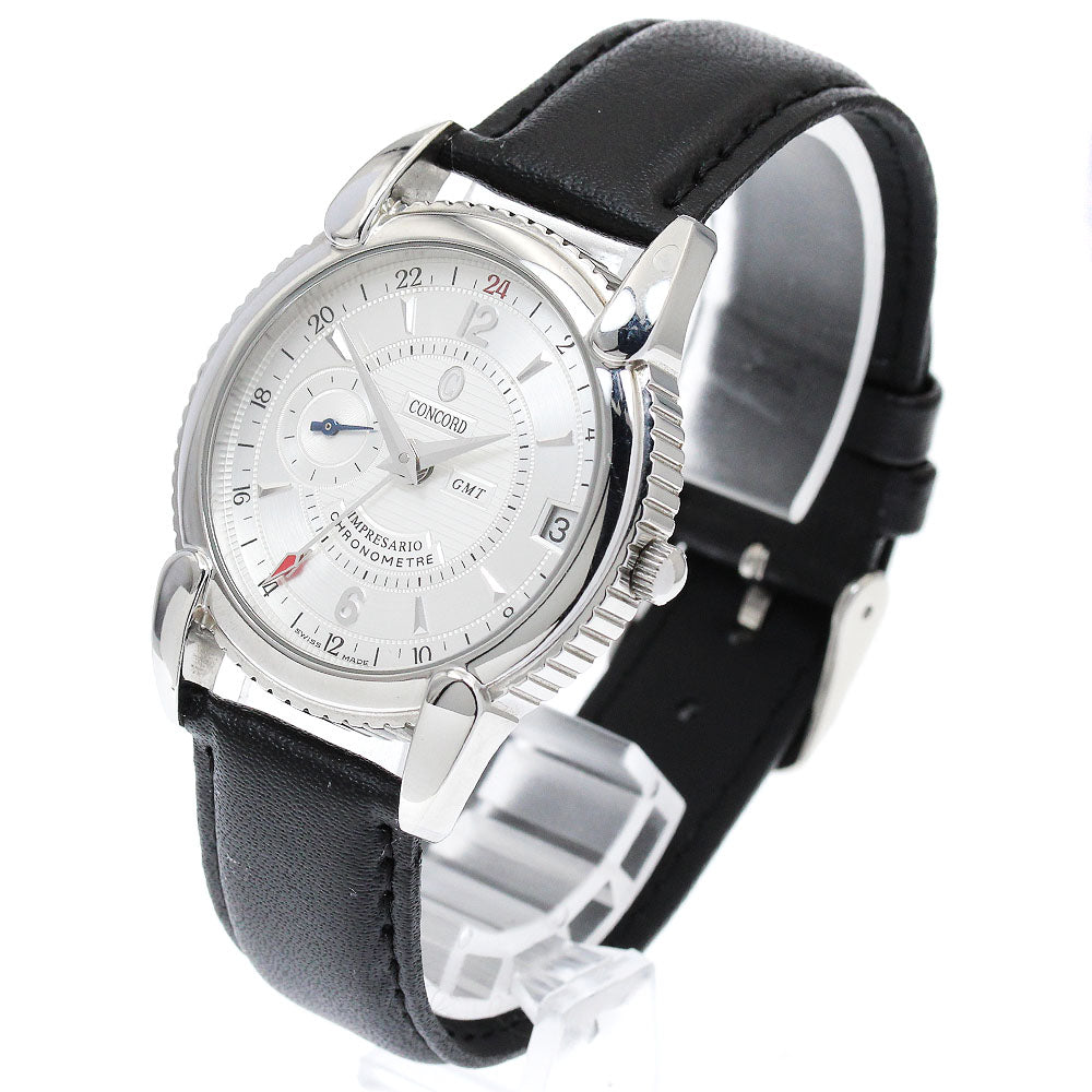 Concord Impresario 14.G6.220 GMT date Silver Dial Automatic Men's Watch_894759