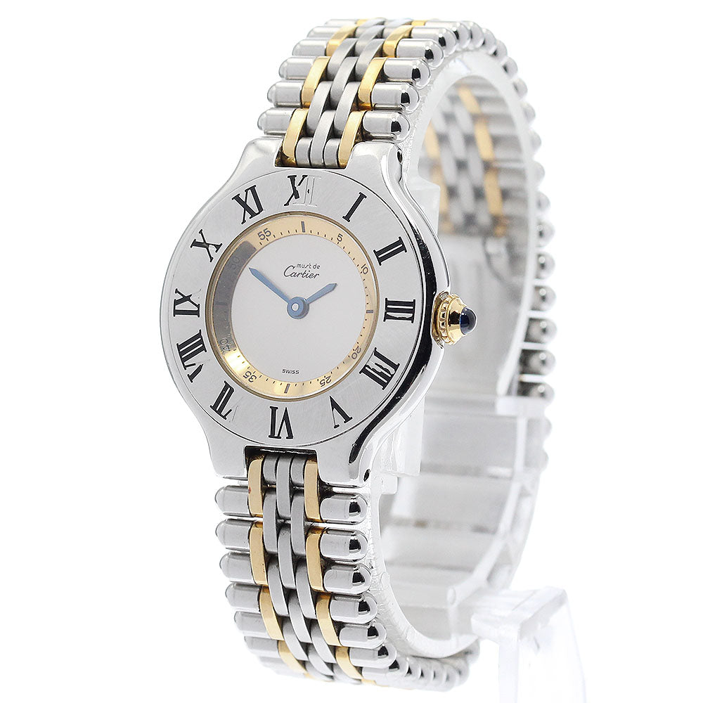 Cartier クォーツ CLOSER Store - CLOSER Limited - CARTIER Must 21 W10075F4 Silver