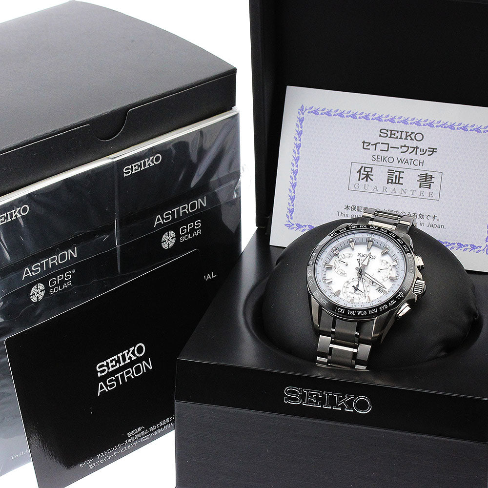 SEIKO Astron SBXB047/8X53-0AB0-2 GPS Solar Powered Radio Men's Watch_894762