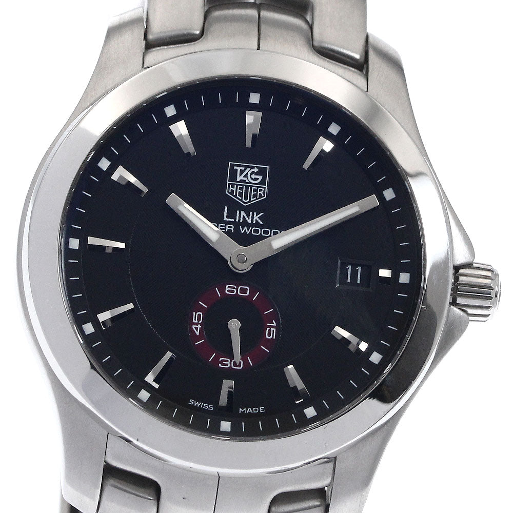 TAG HEUER Link Tiger Woods WJ2110 Small seconds Automatic Men's Watch_894778