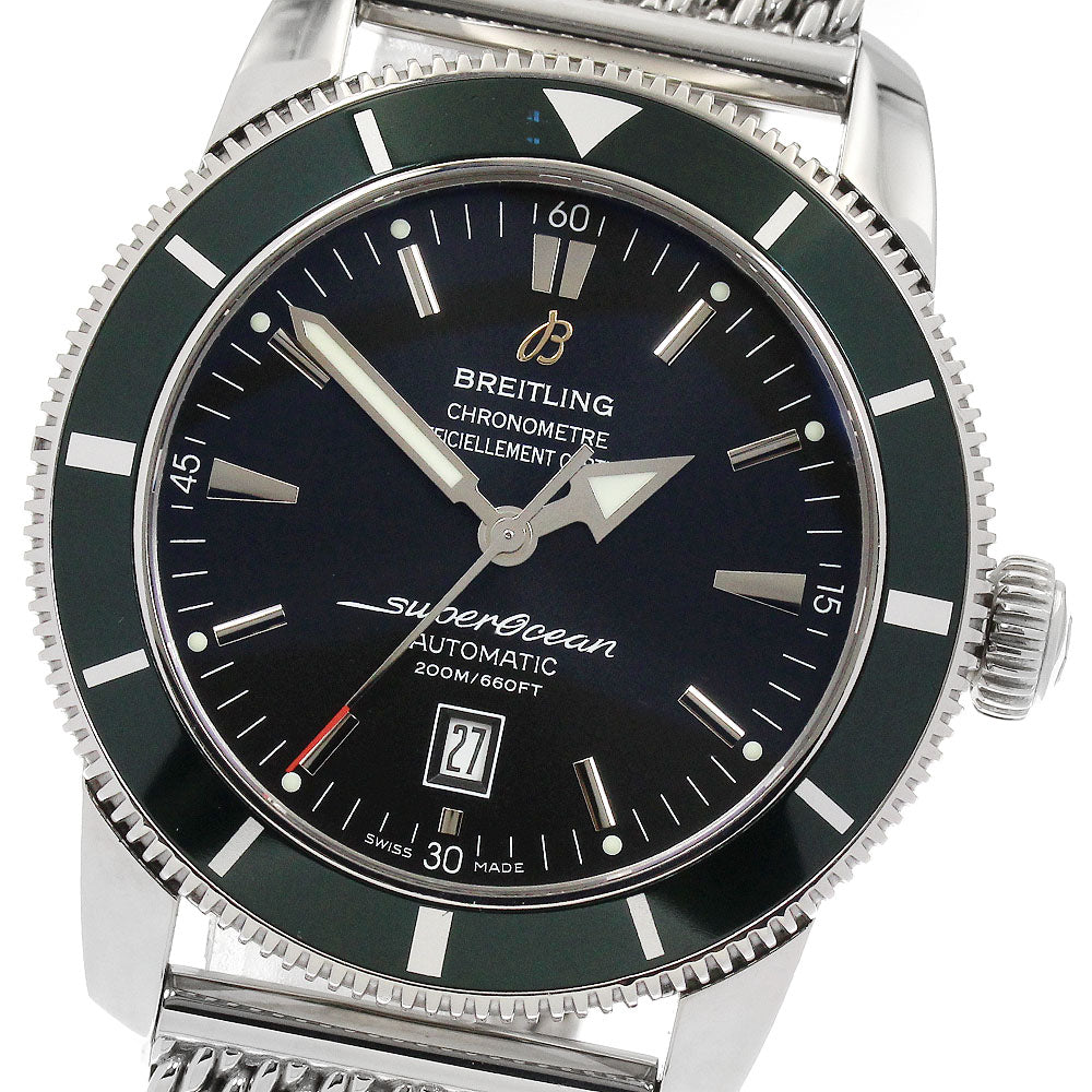 BREITLING Super Ocean Heritage46 Green Edition A17320 Date AT Men's Watch_894808