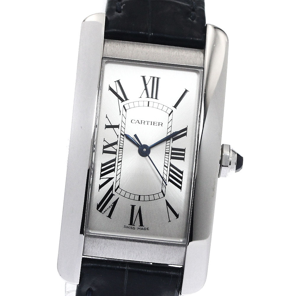 CARTIER Tank AmericanMM WSTA0017 Silver Dial Automatic Boy's Watch_894876