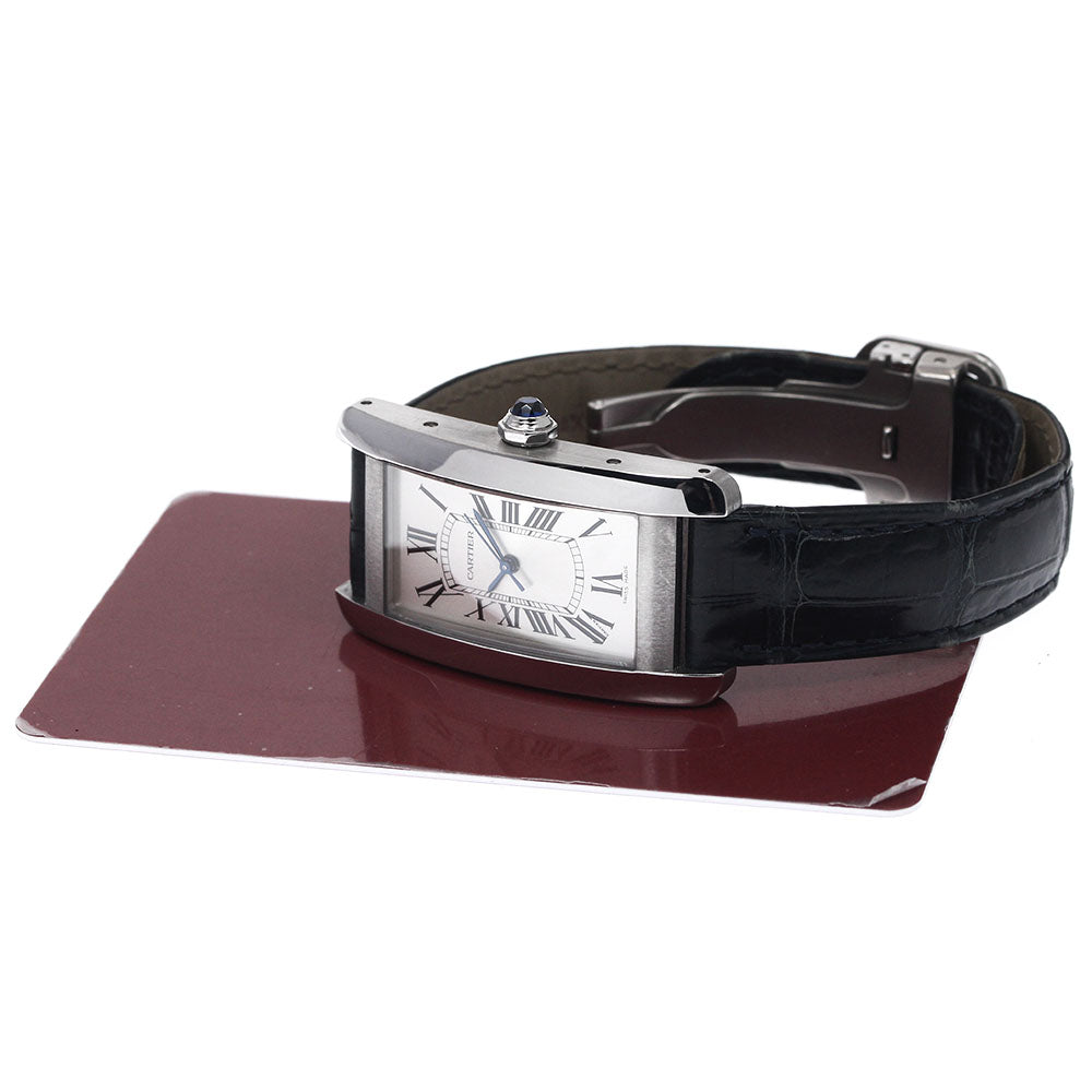 CARTIER Tank AmericanMM WSTA0017 Silver Dial Automatic Boy's Watch_894876