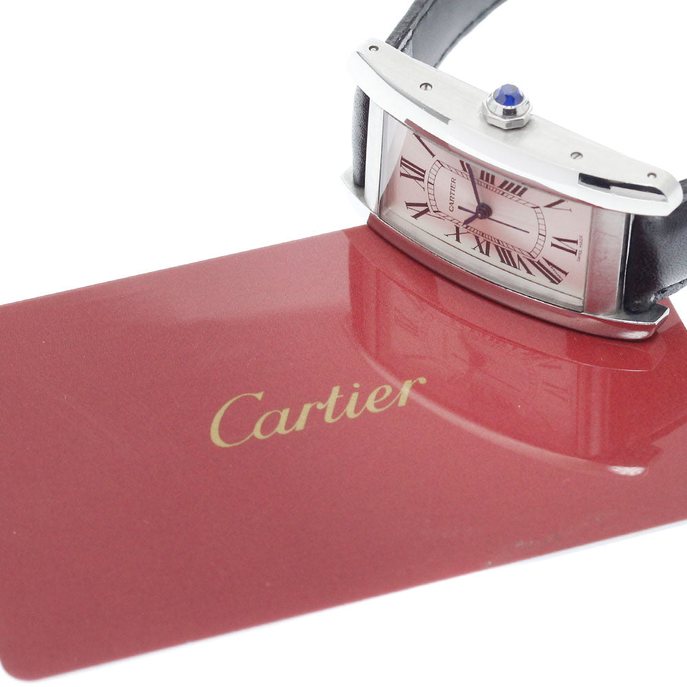 CARTIER Tank AmericanMM WSTA0017 Silver Dial Automatic Boy's Watch_894877