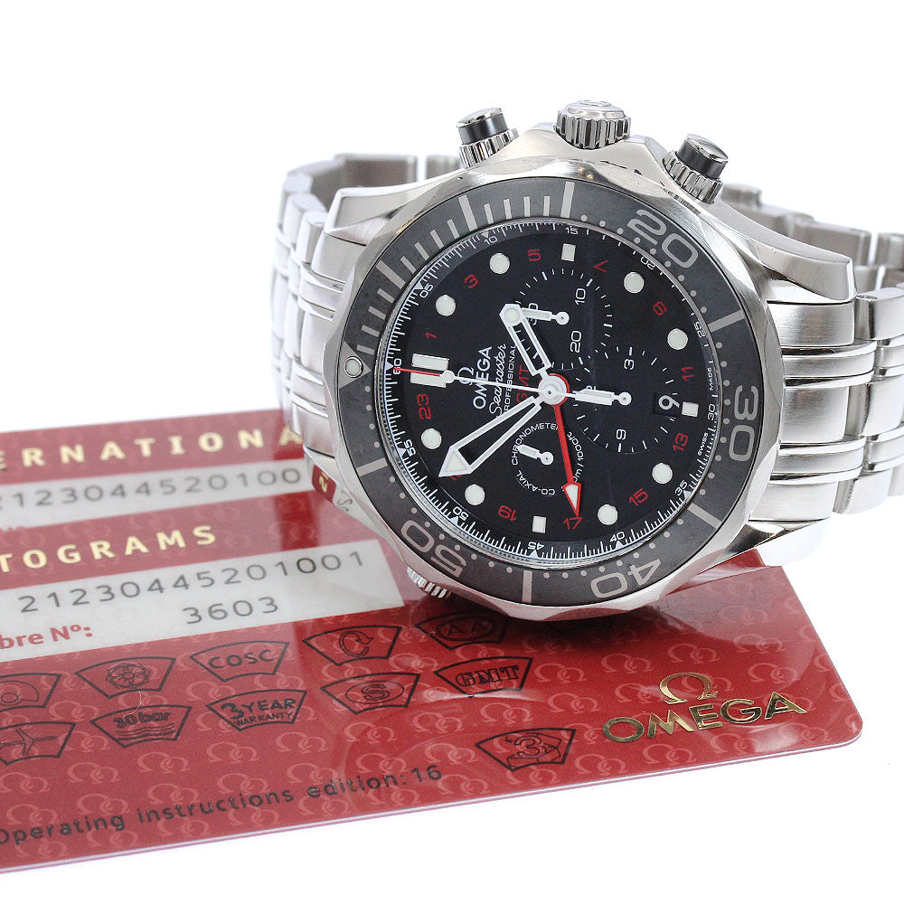 OMEGA Seamaster Diver 300M 212.30.44.52.01.001 GMT Automatic Men's Watch_894922