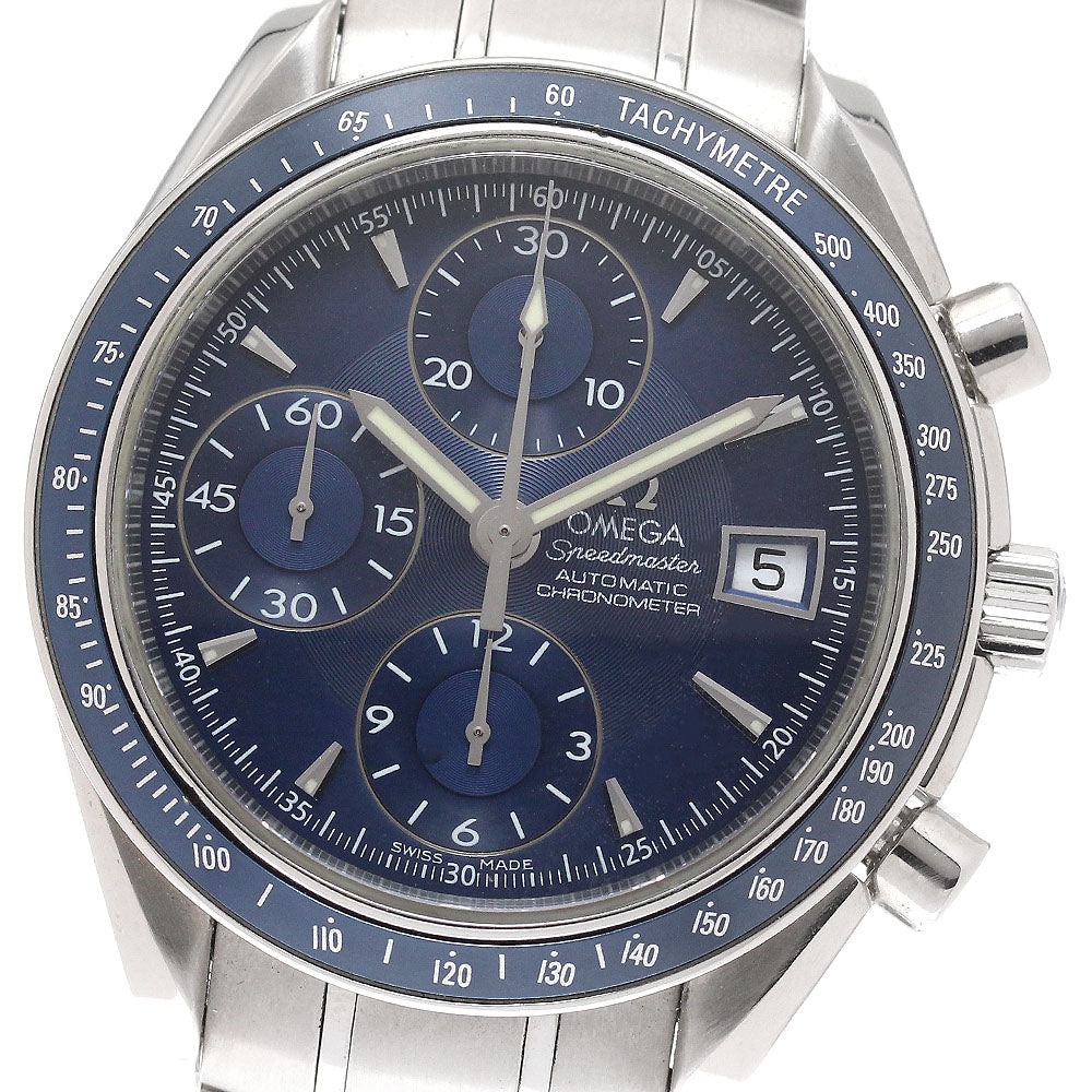 OMEGA Speedmaster 3212.80 Date Chronograph Blue Dial Automatic Men's _894923