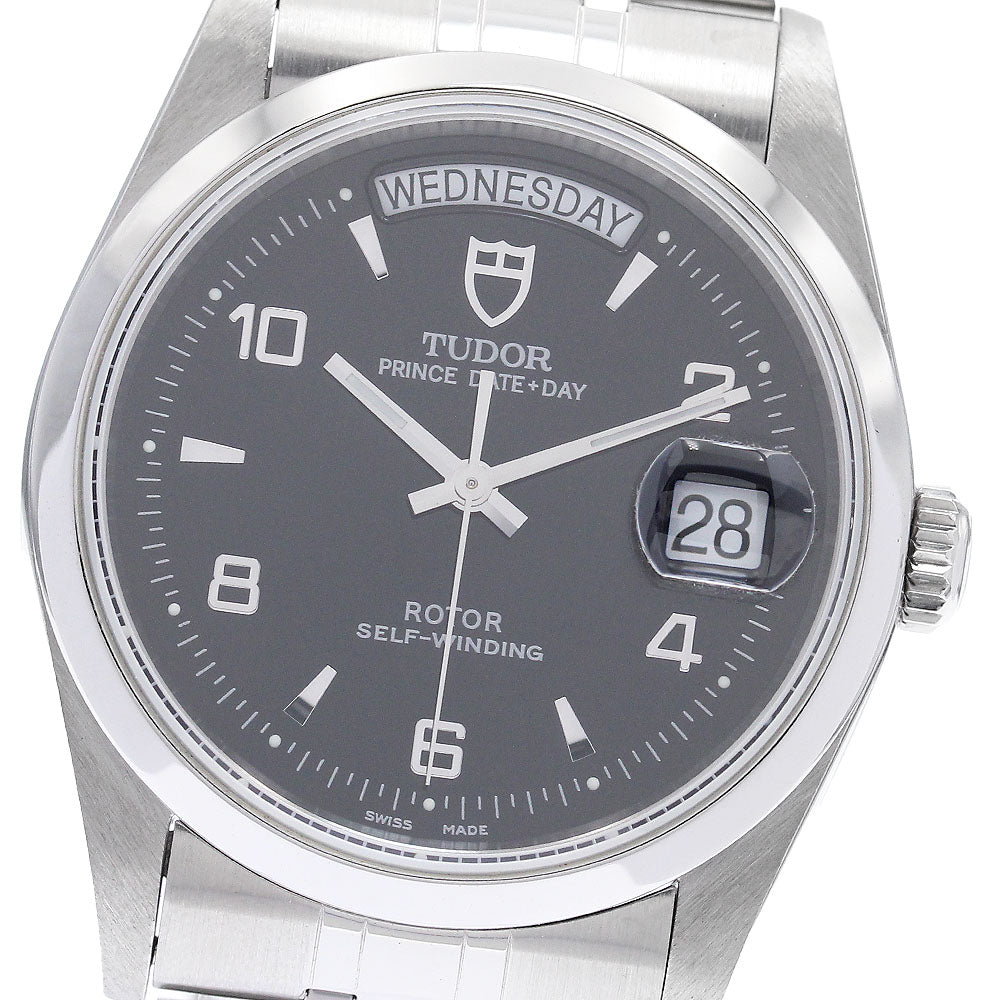 TUDOR Prince Date Day 76200 black Dial Automatic Men's Watch_894947