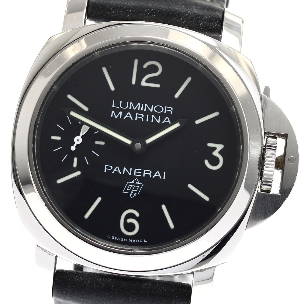 PANERAI Luminor marina logo PAM00776 black Dial Hand Winding Men's Watch_894953