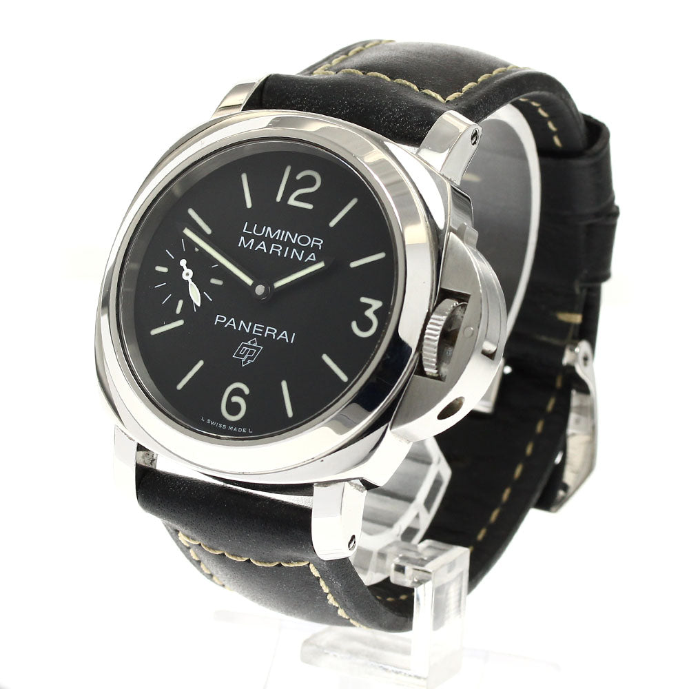 PANERAI Luminor marina logo PAM00776 black Dial Hand Winding Men's Watch_894953