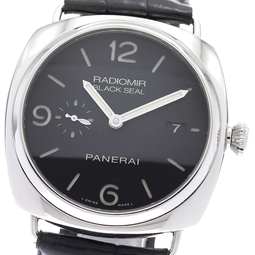 PANERAI Radiomir Black Seal PAM00388 Date black Dial Automatic Men's Watch_894954
