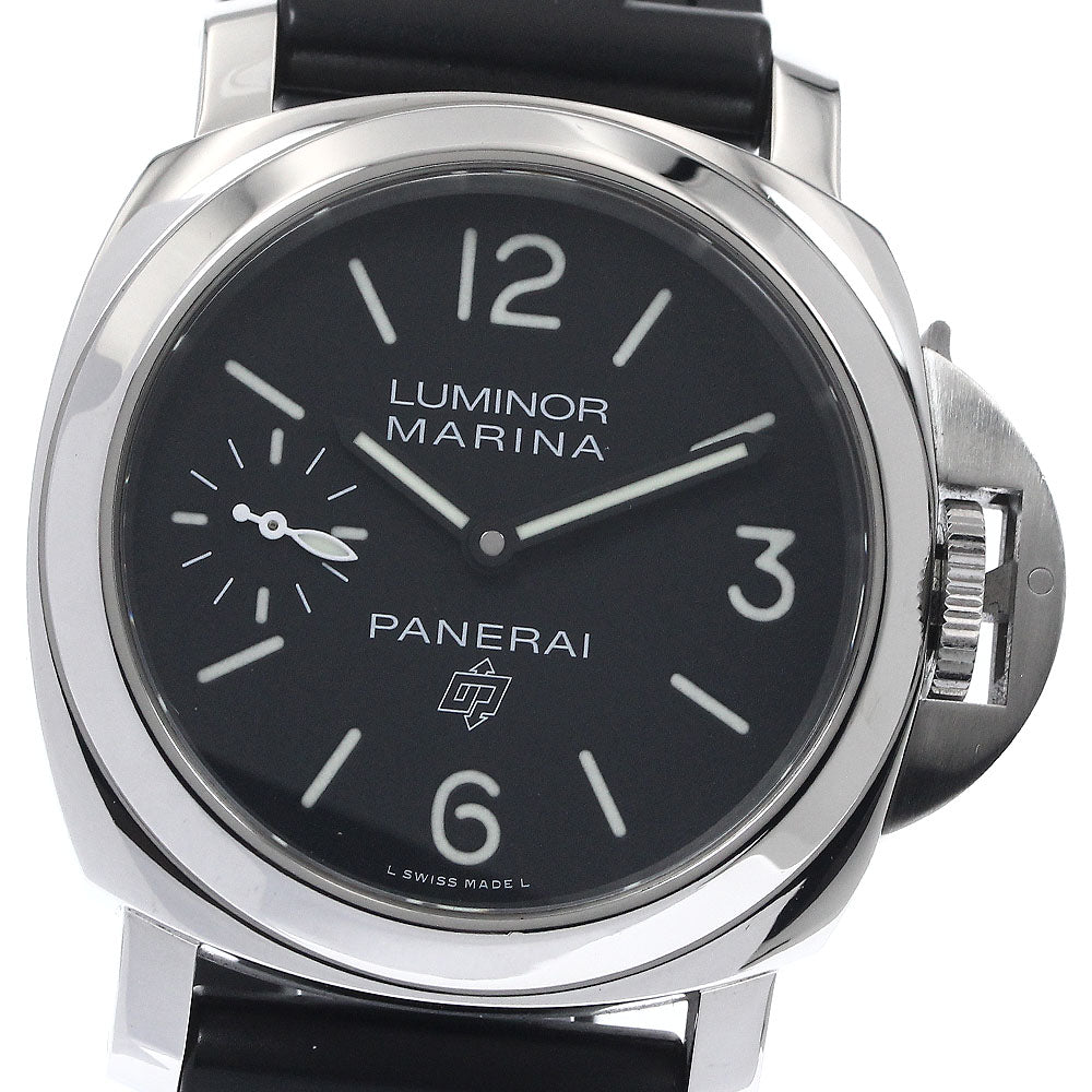 PANERAI Luminor marina logo PAM00776 black Dial Hand Winding Men's Watch_894962