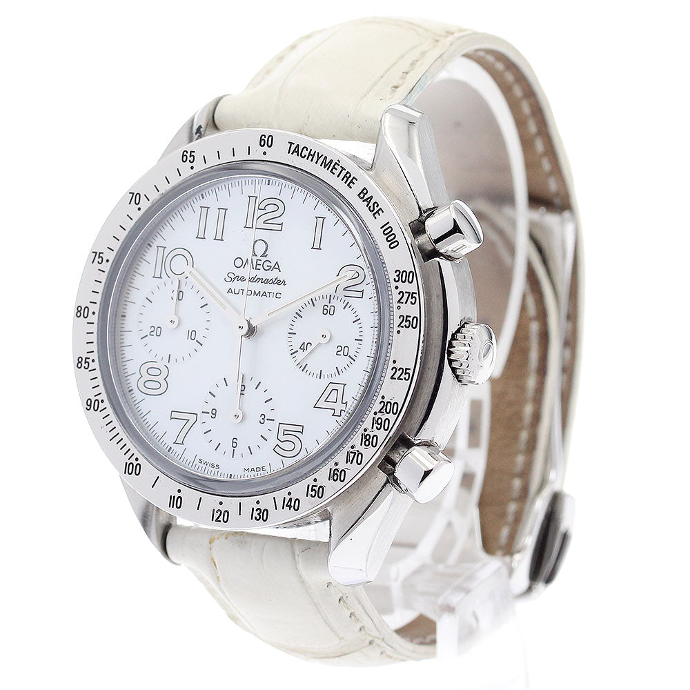 OMEGA Speedmaster 3834.70.36 Chronograph White shell Dial Automatic Ladies Watch_894963