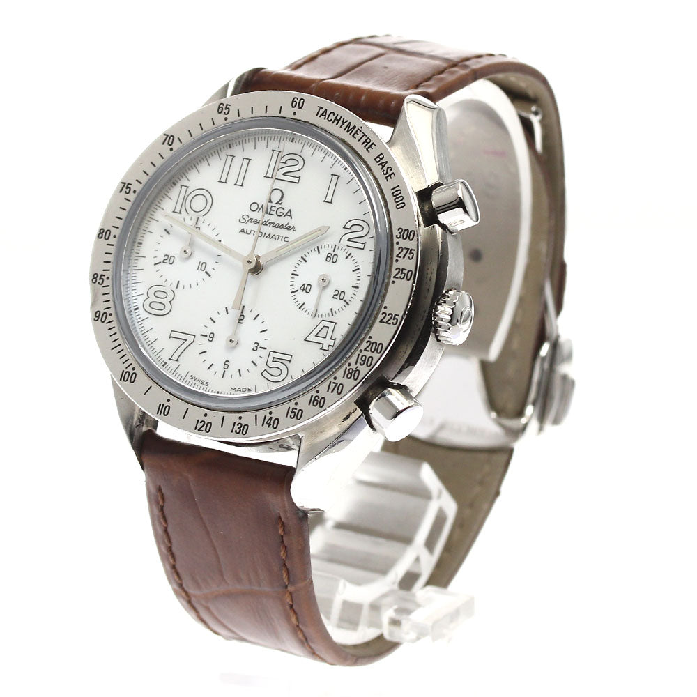 OMEGA Speedmaster 3834.70.36 Chronograph White shell Dial Automatic Ladies Watch_894964