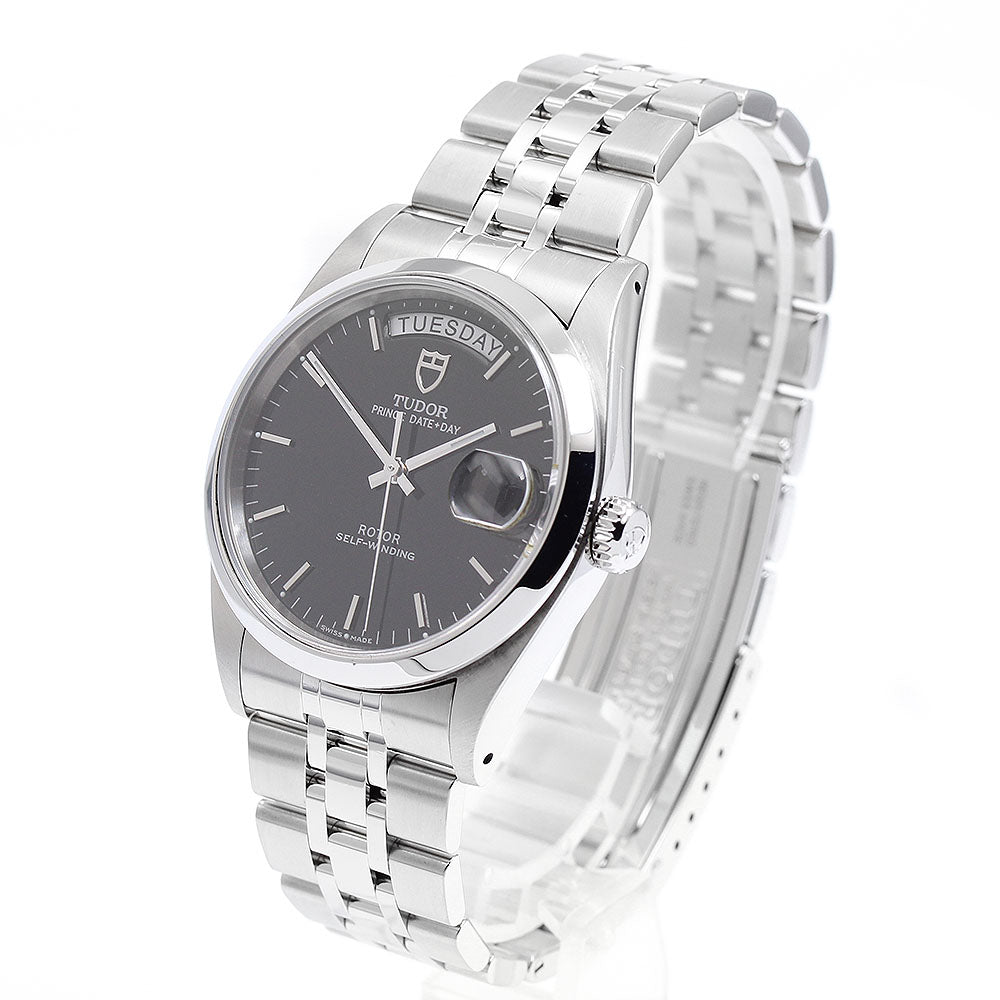 TUDOR Prince Date Day 76200 Black Dial Automatic Men's Watch_894975