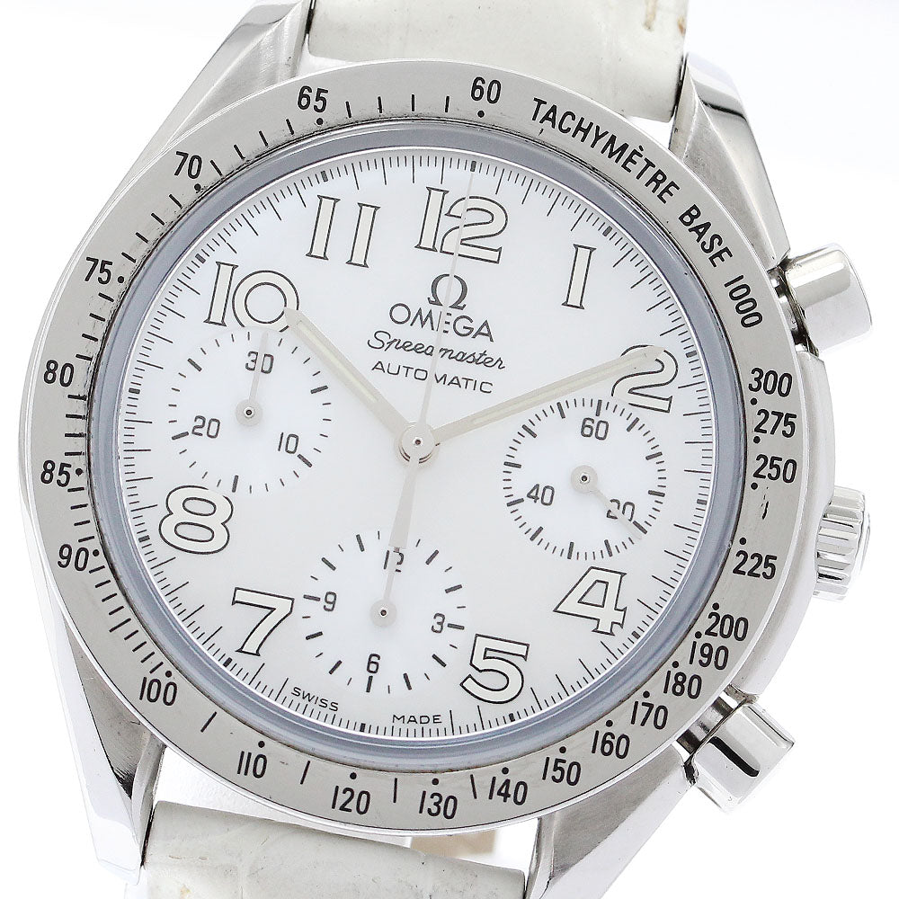 OMEGA Speedmaster 3834.70.36 Chronograph White shell Dial Automatic Ladies Watch_894977