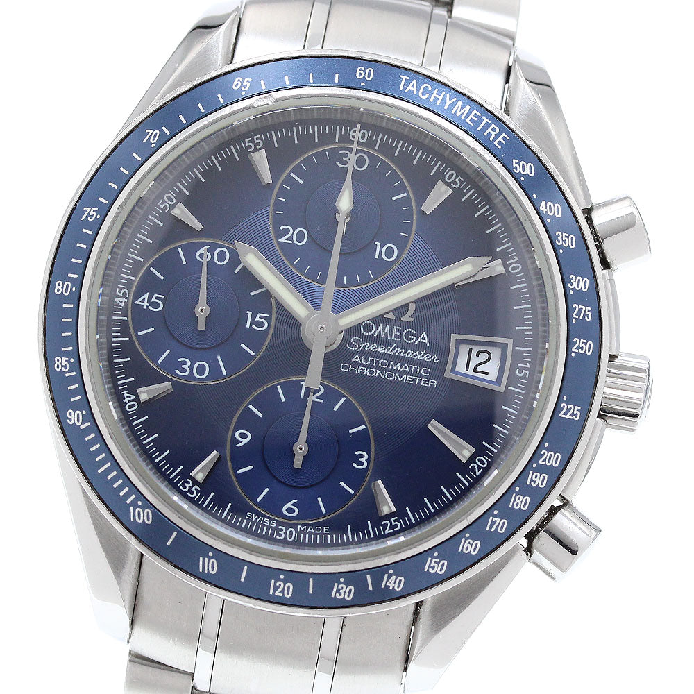 OMEGA Speedmaster 3212.80 Chronograph blue Dial Automatic Men's Watch_894978