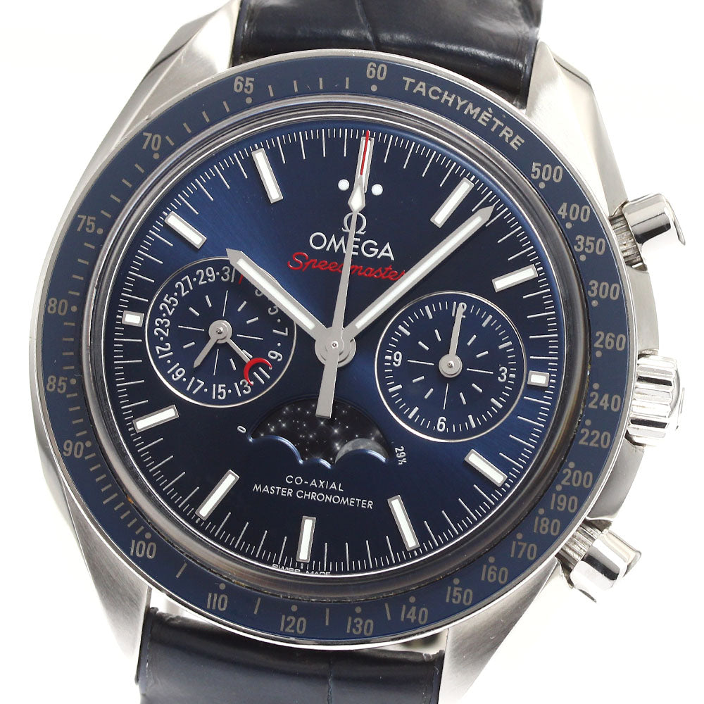 OMEGA Speedmaster 304.33.44.52.03.001 Moonphase Co-Axial Master Chronometer Navy Dial Automatic Men's Watch_894997