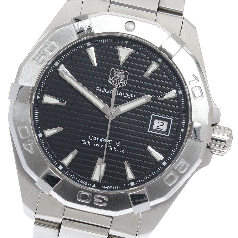 TAG HEUER Aquaracer WAY2110.BA0928 Date Black Dial Automatic Men's Watch_895001