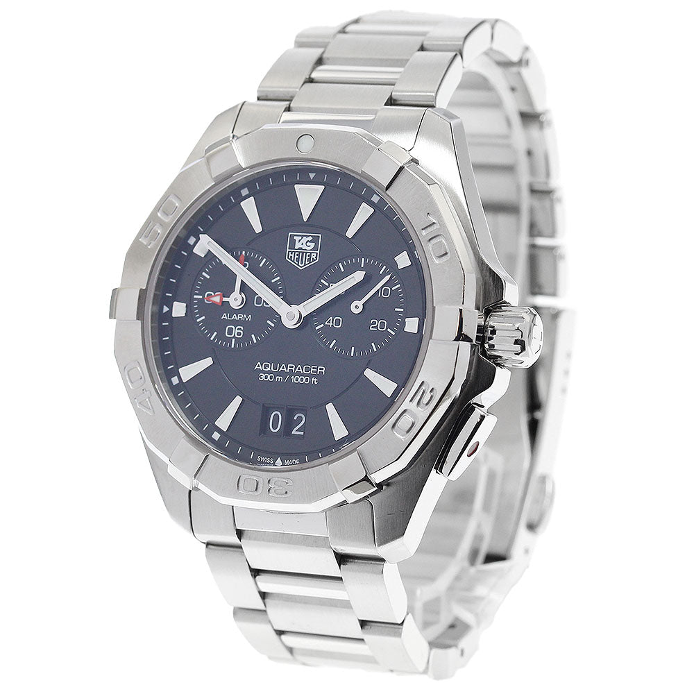 TAG HEUER Aqua racer WAY111Z Alarm date black Dial Quartz Men's Watch_895002