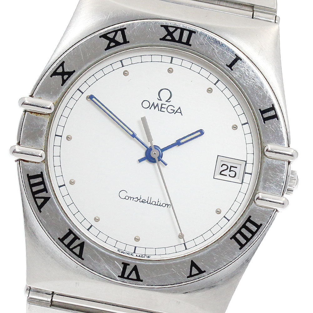 OMEGA Constellation Date Silver Dial Quartz Men's Watch_895007