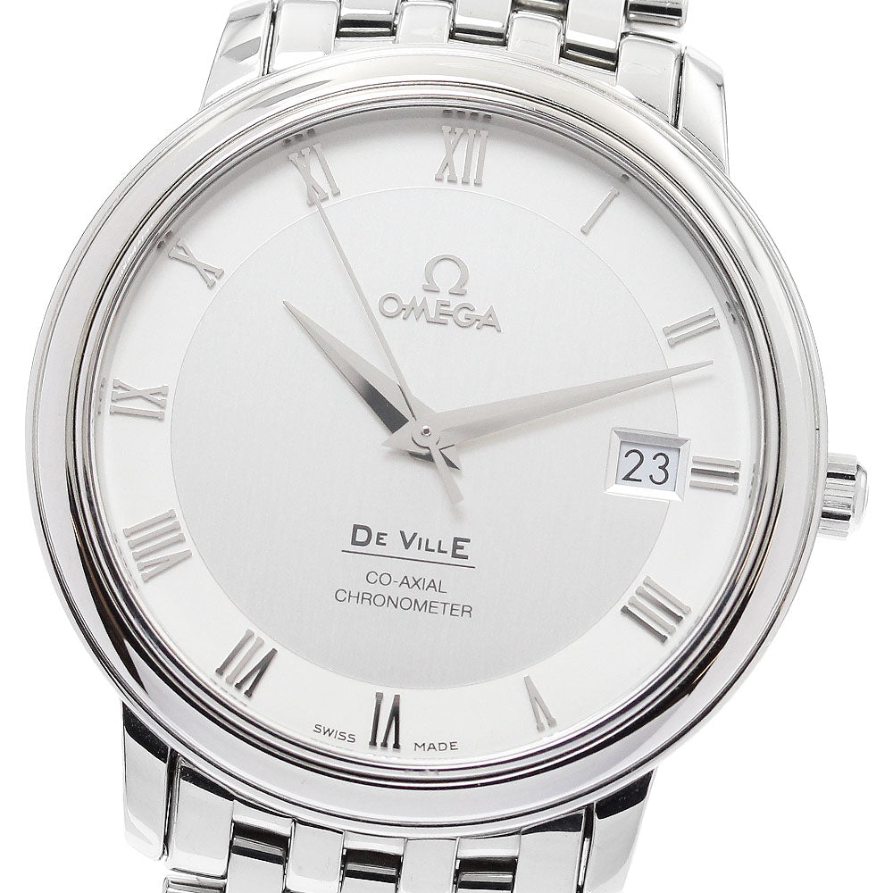 OMEGA De Ville Prestige Coaxial 4574.31 Silver Dial Automatic Men's Watch_895018