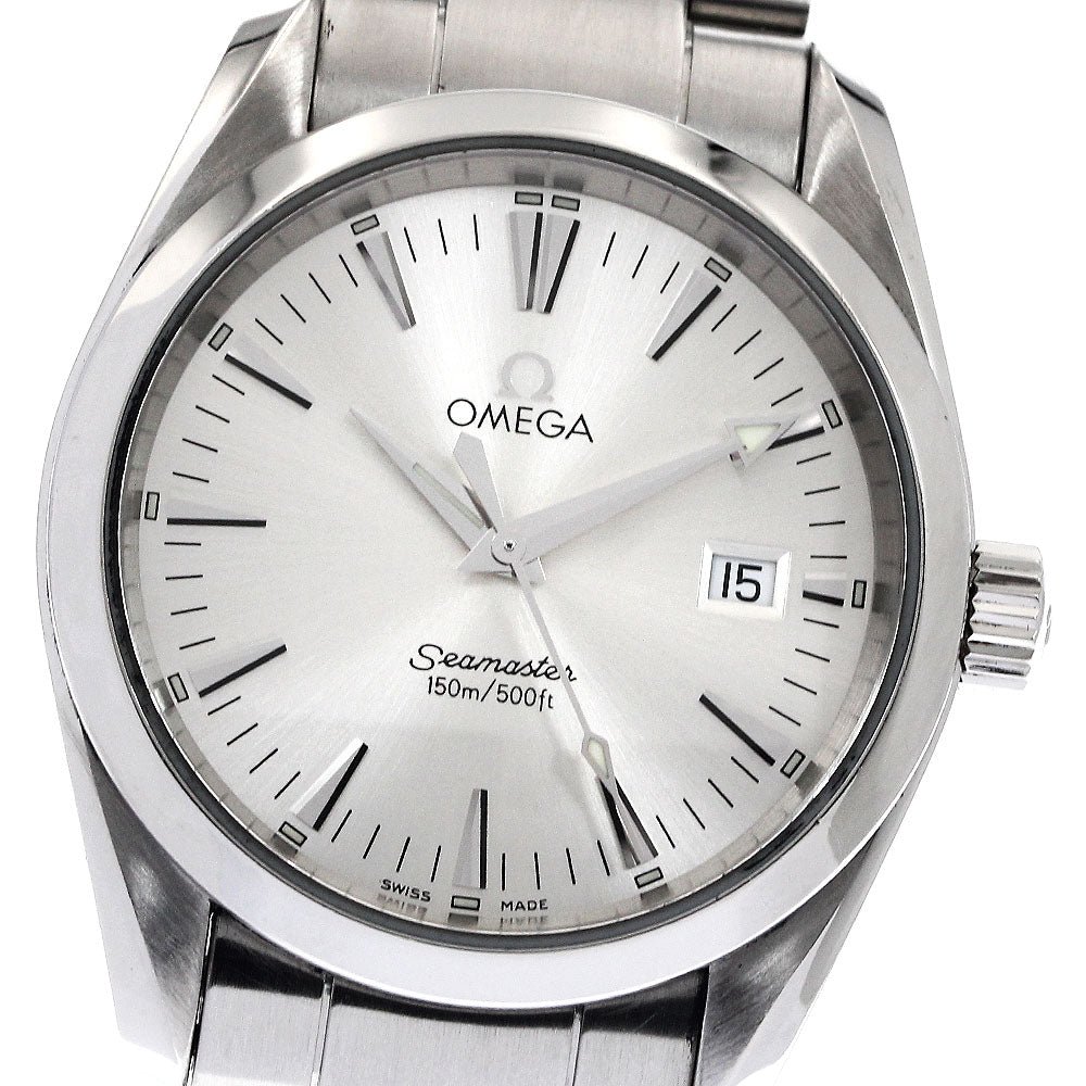 OMEGA Seamaster Aqua Terra 2518.30 Date Silver Dial Quartz Men's Watch_895021