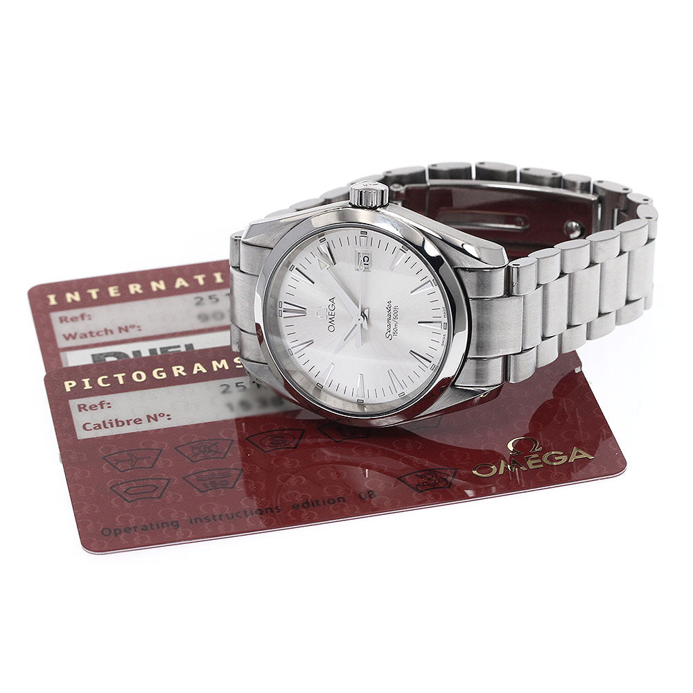 OMEGA Seamaster Aqua Terra 2518.30 Date Silver Dial Quartz Men's Watch_895021
