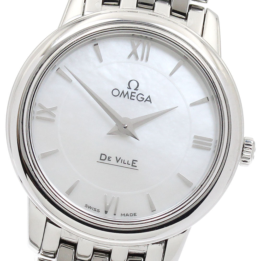 OMEGA De Ville Prestige 424.10.24.60.05.001 Shell dial White shell Dial Quartz Ladies Watch_895026