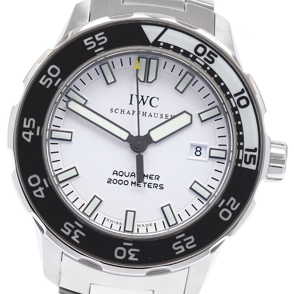 IWC SCHAFFHAUSEN Aqua timer IW356809 white Dial Automatic Men's Watch_895038