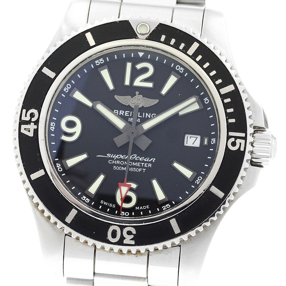 BREITLING Super Ocean 42 A17366 Date black Dial Automatic Men's Watch_895039