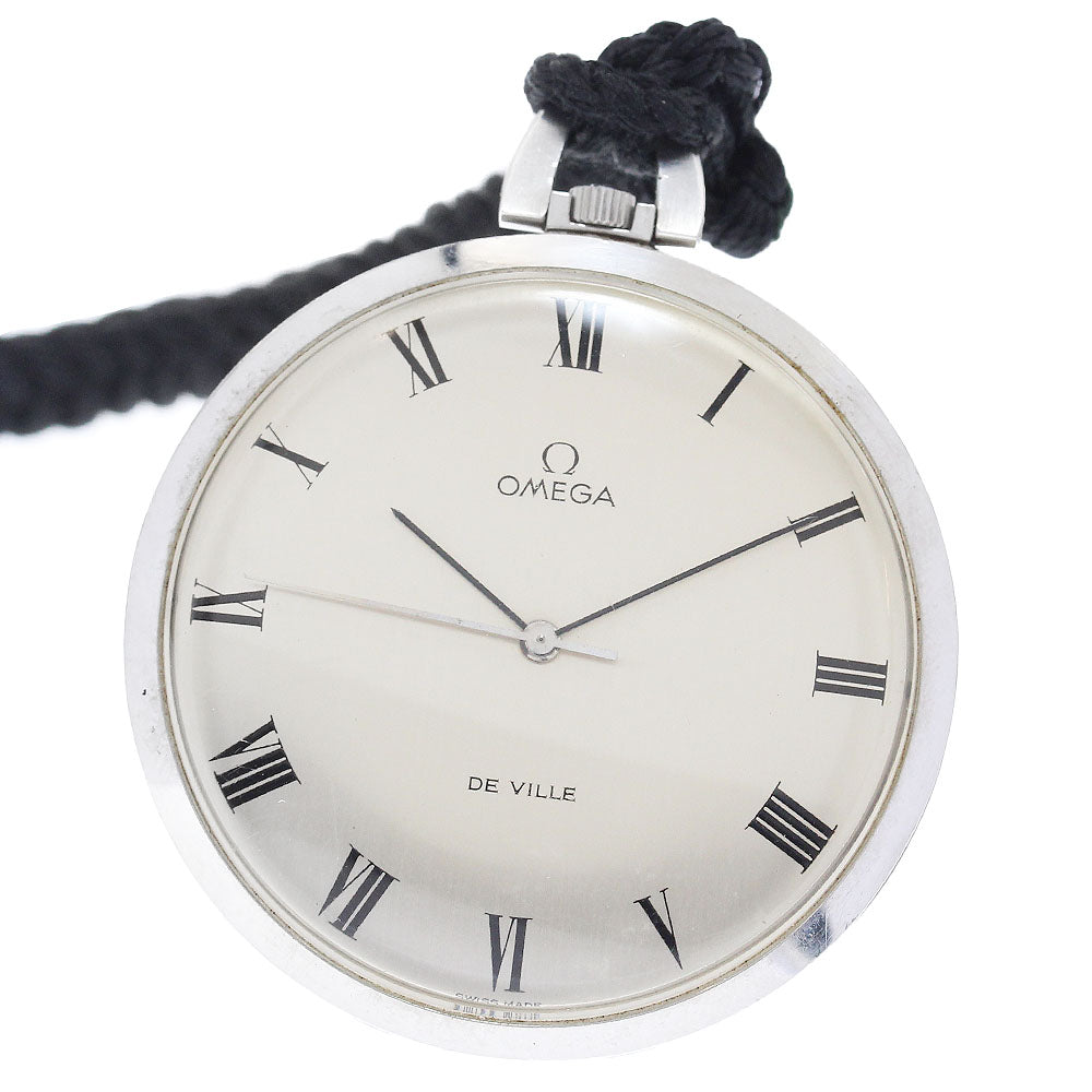 OMEGA De Ville 1311714 Pocket watch cal.601 Silver Dial Hand Winding Men's Pocket watch_895052