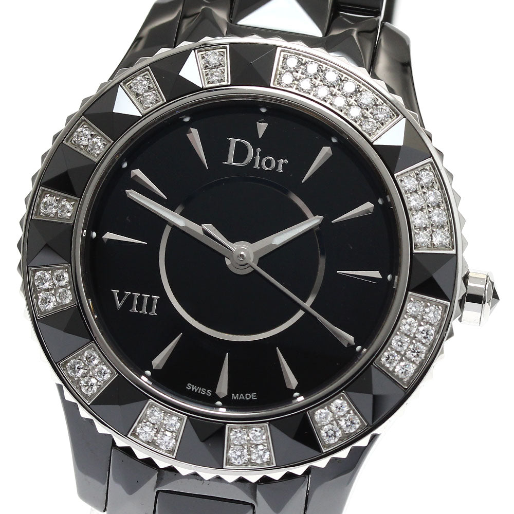 Christian Dior Dior VIII CD1231E1 black ceramic Quartz Ladies Watch_895056