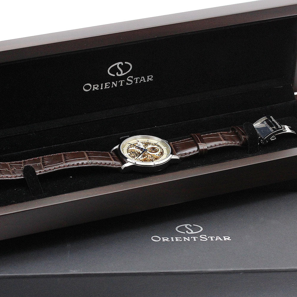 ORIENT Orient star F8B6-UAA0/RK-AZ0001S Power reserve small seconds skeleton Dial Hand Winding Men's Watch_895065