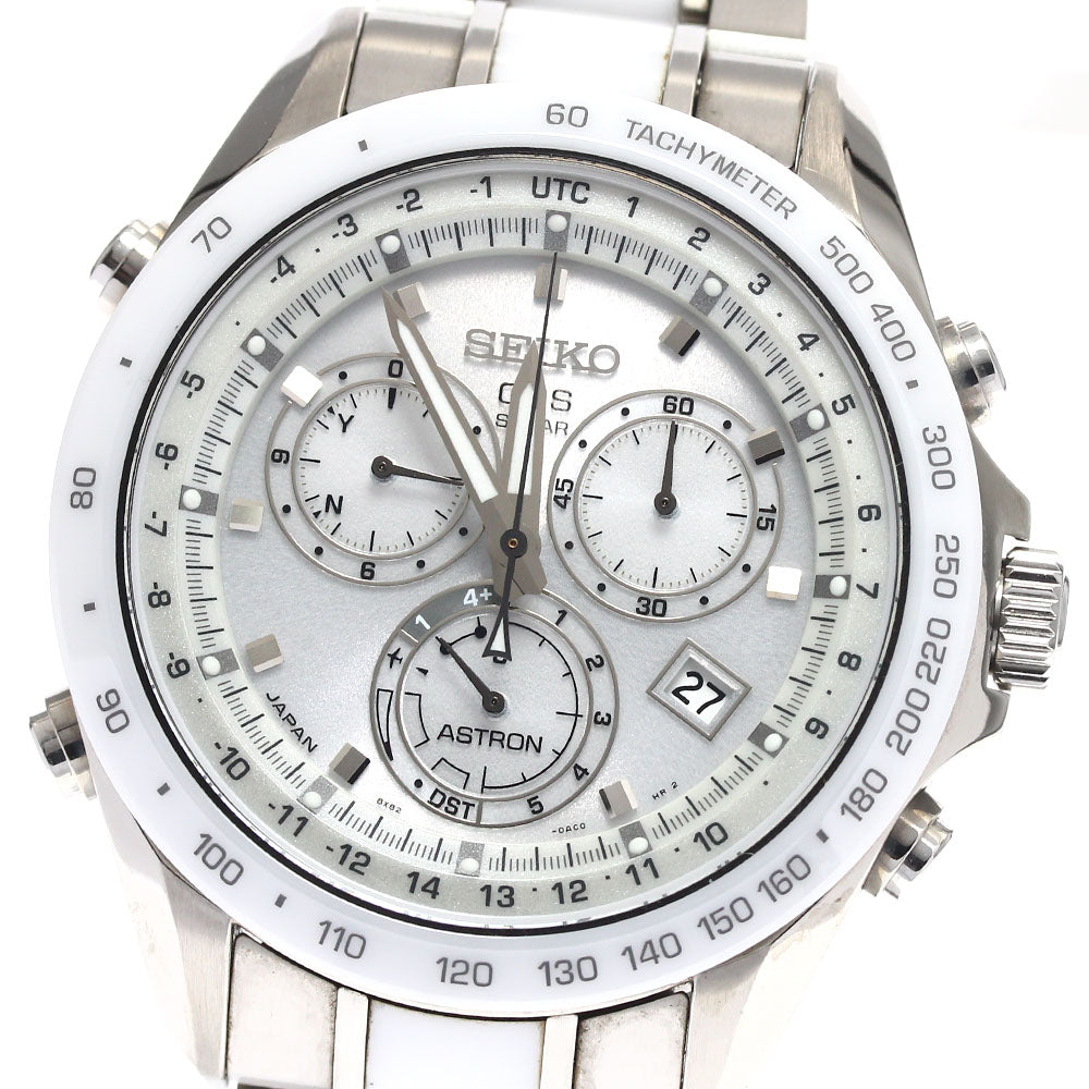 SEIKO Astron SBXB027/8X82-0AG0-1 Solar Powered Radio Men's Watch_895080