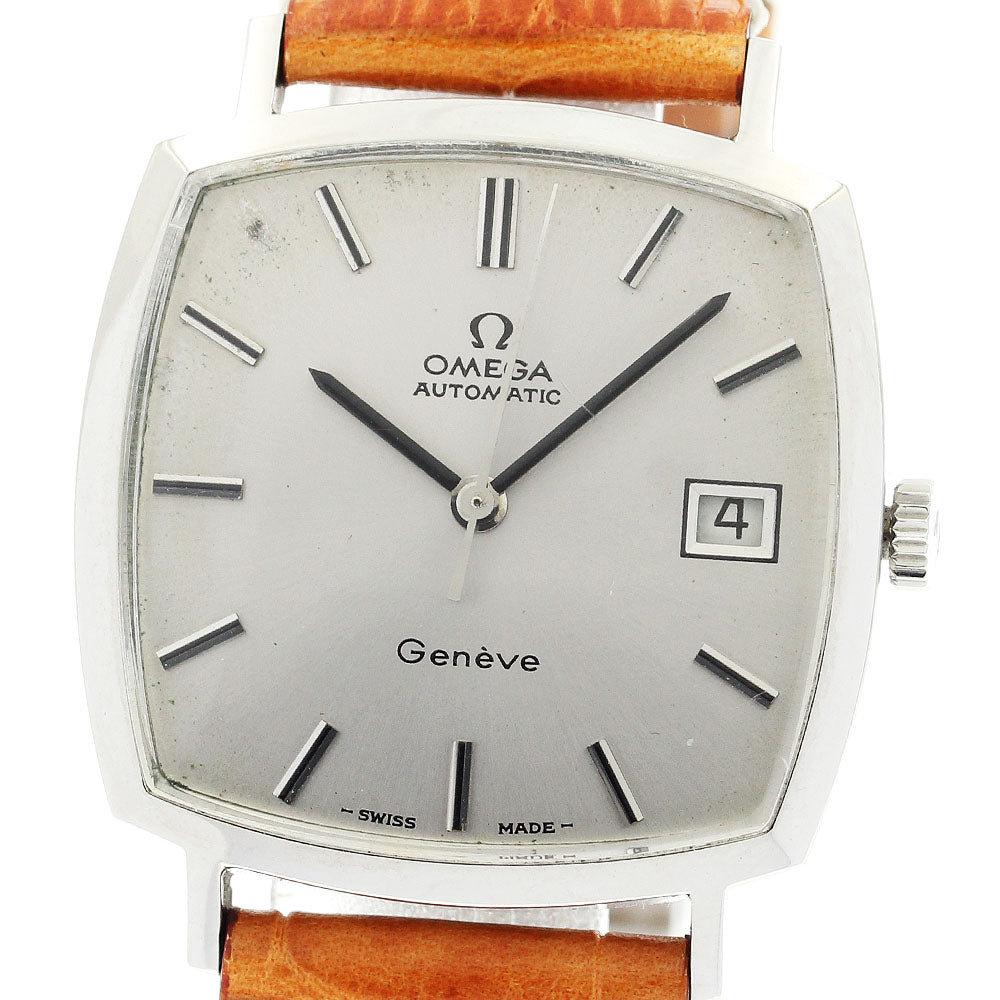 OMEGA Geneve 162.0042 Square Cal.1481 Silver Dial Automatic Men's Watch_895081