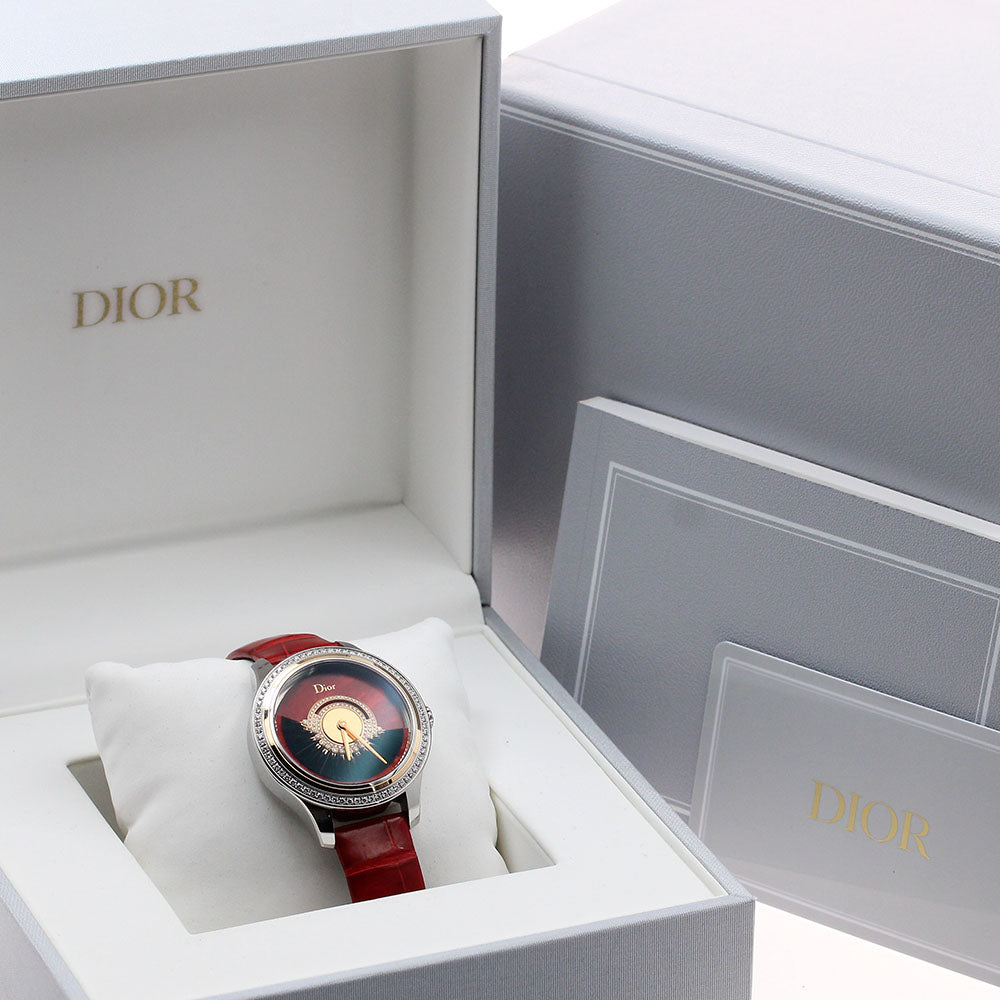 Dior Grand Bar CD153B2X1002 Diamond Bezel Red / gold / black Dial Automatic Boy's Watch_895118