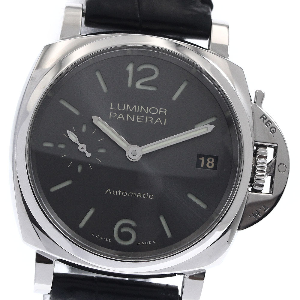 PANERAI Luminor Due PAM00755 Date gray Dial Automatic Boy's Watch_895128