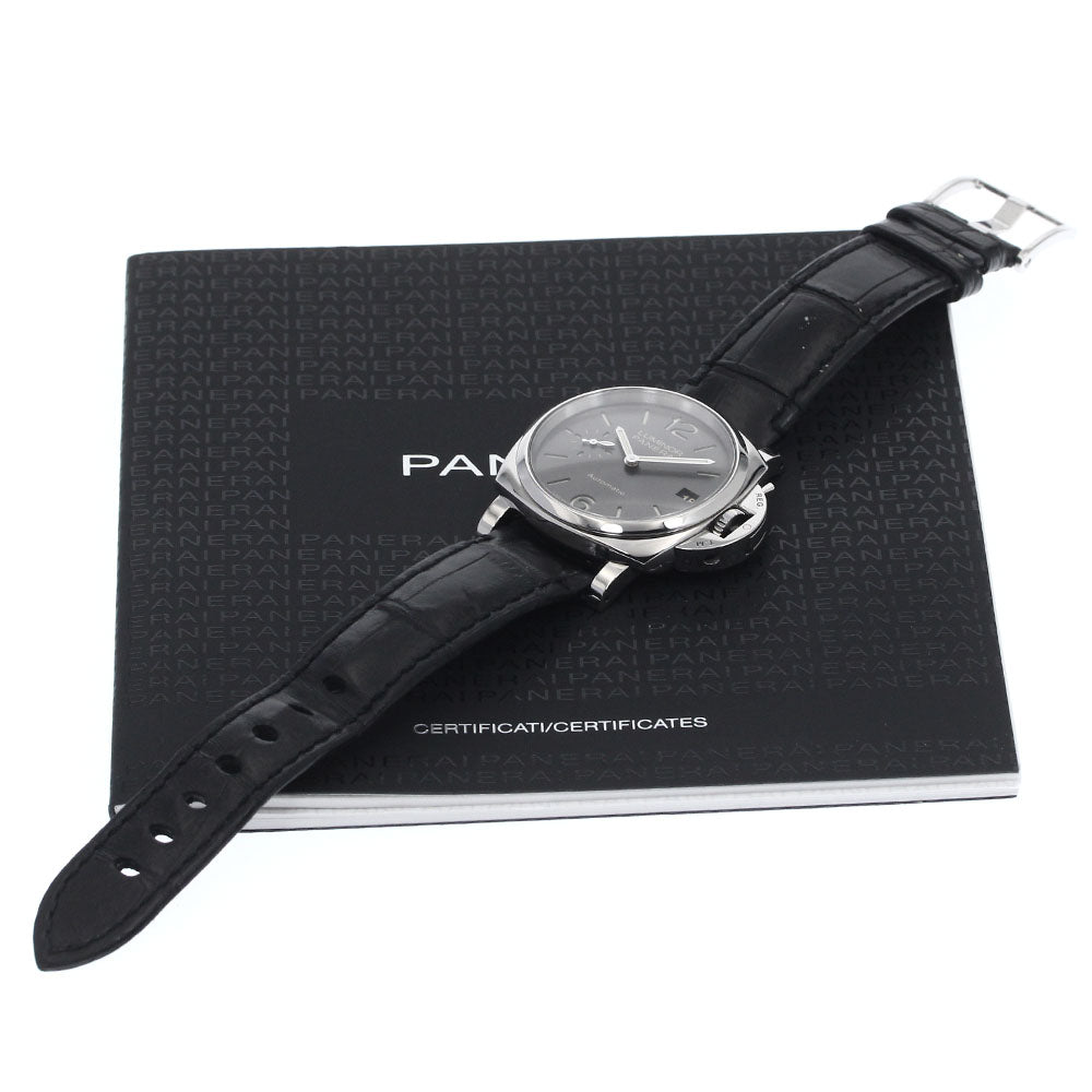 PANERAI Luminor Due PAM00755 Date gray Dial Automatic Boy's Watch_895128