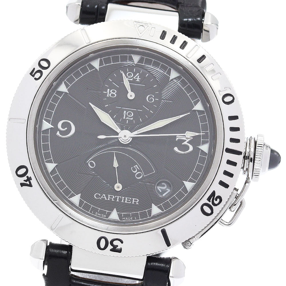 CARTIER Pasha W3105055 Power reserve gray Dial Automatic Men's Watch_895130