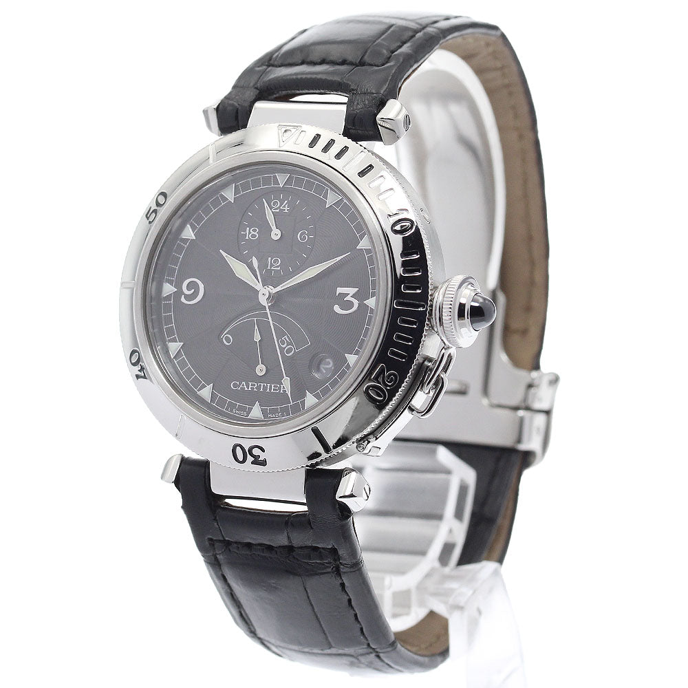 CARTIER Pasha W3105055 Power reserve gray Dial Automatic Men's Watch_895130