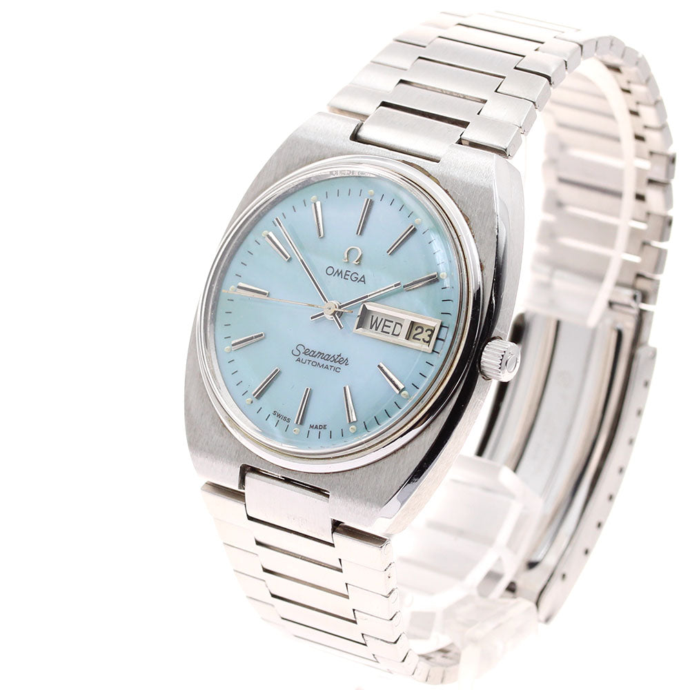 OMEGA Seamaster 166.0216 Cal.1020 Day date blue Dial Auto Men's Watch_895133