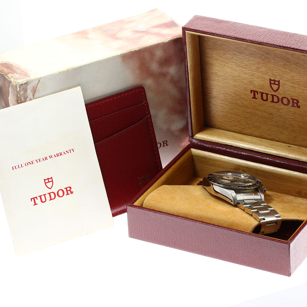 TUDOR Oyster Date Chronotime 79160 Cal.7750 black Dial Automatic Men's_895138