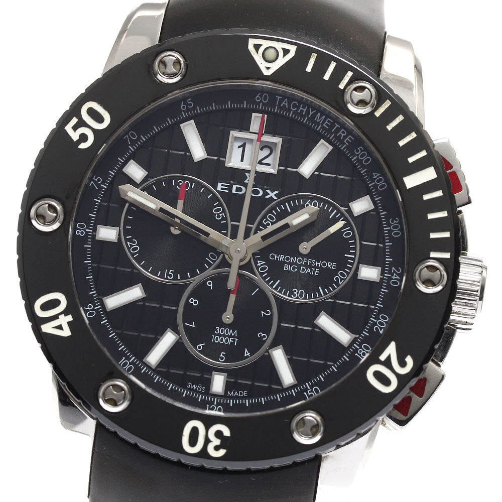 EDOX Class One Chrono Offshore 10012-3N-NIN Big date Quartz Men's Watch_895148